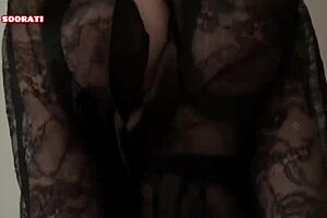 Sexy arabian stepmom's tight pussy wrecked hard while daddy's away!