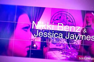 Sexy Cougar Jessica Jaymes Licks Big Clit in Wet Lesbian Action