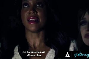 goth teen lana summons milf penny barber for squirting lesbian spirit sex