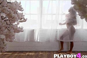 WOW MIDDLE EASTERN PETITE MODEL RIPS CLOTHES FOR NAKED STRIP!