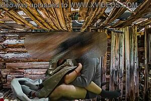 mommy's wet anal creampie in forest 😩 muscular ass bent over on puffy lips night 🌙