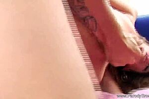 Blonde Milf Fucks Hard as Friends Watch Group Handjob