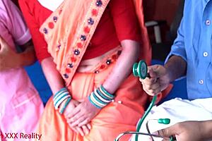 Indian doctor chats dirty with patient mommy in Hindi hospital talk.