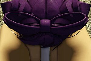 step-bro sneaks in step-sis room fills her up roblox style