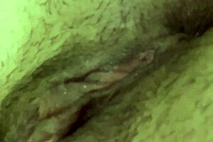 latina milf masturbates her hairy wet pussy solo