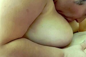 my chubby stepmom milks me dry with her mouth... big tits everywhere! 😍🍆💦