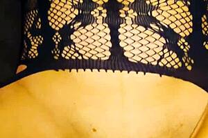 skinny wife fucked deep missionary in stockings