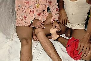 step bro dildo fuck interrupted by horny step sis