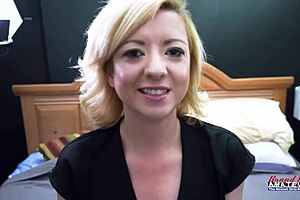 busty blonde keyton sucks dick fingers wet butt craves more 🍆💦😈