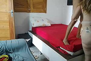 brazilian milf flaunts natural tits and fat ass