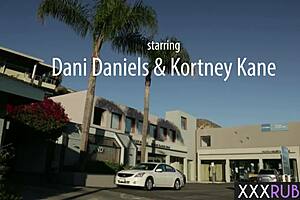 hot milf kortney kane gives amazing pussy lick massage to sexy lesbian babe