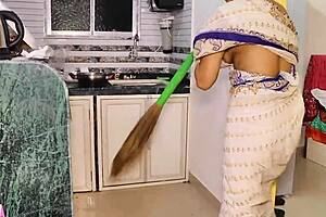 Desi Maid Begs for My Cum as I Pound Her Juicy Tight Pussy Hard in Lonely House!