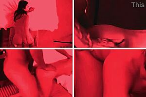 chariya takes four anal creampies loving red room