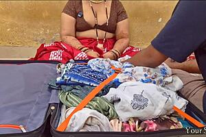 pov horny chubby indian stepmom aunt begs creampie on trip