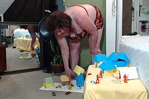 giantess dawnskye1962 huge tits shakes ass wipes out town fetish roleplay