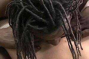 white milf cheats hubby deepthroating long black cock wildly