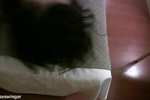 giving a casual blowjob right here in the room