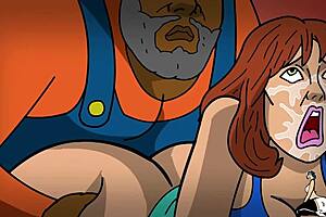 Married milf bends for thick cock deep in ass at shop