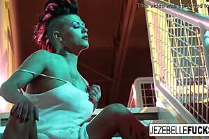 Jezebelle Bond Milf Teases Big Tits Pussy In Sexy Lingerie