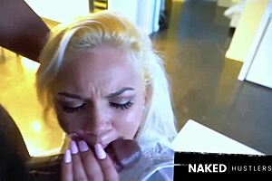 Big Booty Latina Agent Deepthroats BBC During Office Negotiation