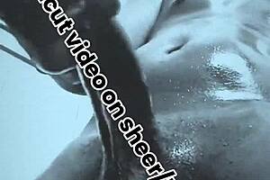 sneak peek horny black white masterbation saga closeup oiled