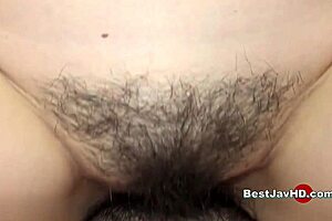 chat with this hairy japanese milf brothel babe before her uncensored creampie jav pounding