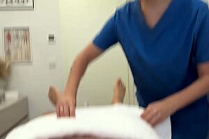 Fucking Hot Masseuse from Dating App in Oiled Pussy Ride