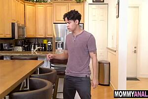 fat ass blonde milf takes young cock deep anal