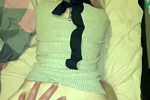 Step son sneaks in kitchen grabs mom fucks her pussy hard then bedroom pounding