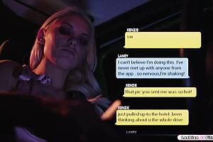 Petite Teen's First Lesbian Date with Busty Blonde Milf Turns Wild