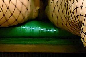 beruka masturbates squirts hard in fishnets 😩💦 watch her fat pussy gush everywhere 🔥🍑