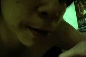 pov homemade latina girlfriend handjob sucks cock to cumshot