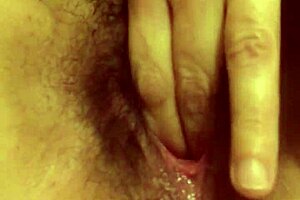 italian bitch milf fingers her dirty hairy pussy like a total slut