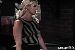 stepmommy bound deepthroats monster cock in my bdsm dungeon