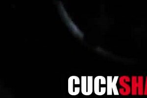 horny wife rides black monster cock as cuck husband watches close