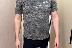 Russian stepmom moans riding big cock during sneaky massage pov