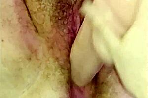 i love watching this fat hairy latina slut toy her wet beaver