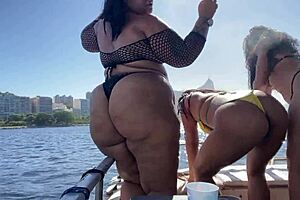 family boat party turns into wild anal creampie swingers orgy with ripped clothes