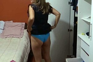 stepmom undresses as i secretly film and explode