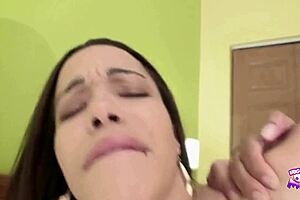 Hypnotic Brunette Babe Tricks Man Into Hotel Doggystyle Facial