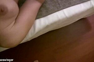 giving a casual blowjob right here in the room