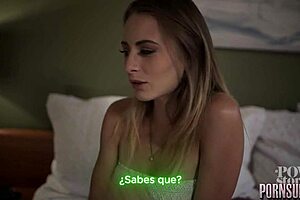 Petite Latina Blonde Daughter Seduces with Slow Dance Creampie Taboo