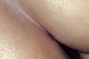 wanna see close-up pussy creampie cumshot from pov pounding?