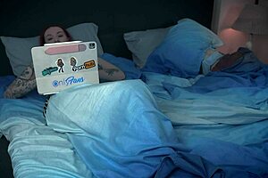 jealous redhead stepmom begs my dick over her toy moaning cum