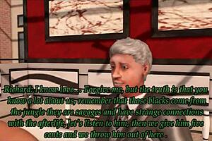 Racist Big Ass Married White Bride Seduces Monster Black Cock at Wedding