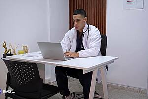 doctor, your cock lubes my pussy right here in office?