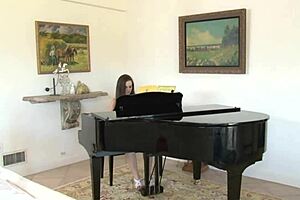 Mature brunette teaches teen clitoral orgasm with wet fingering