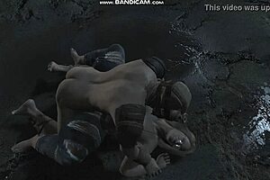 Ever wonder how a milf handles interracial gangbang pussy pounding?