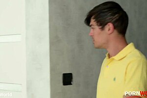 Blonde brunette cuties swap cum after deep anal bedroom spectacle