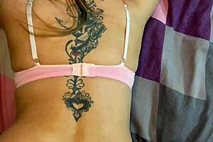 stepmom sucks stepson balls after bedroom fuck blowjob